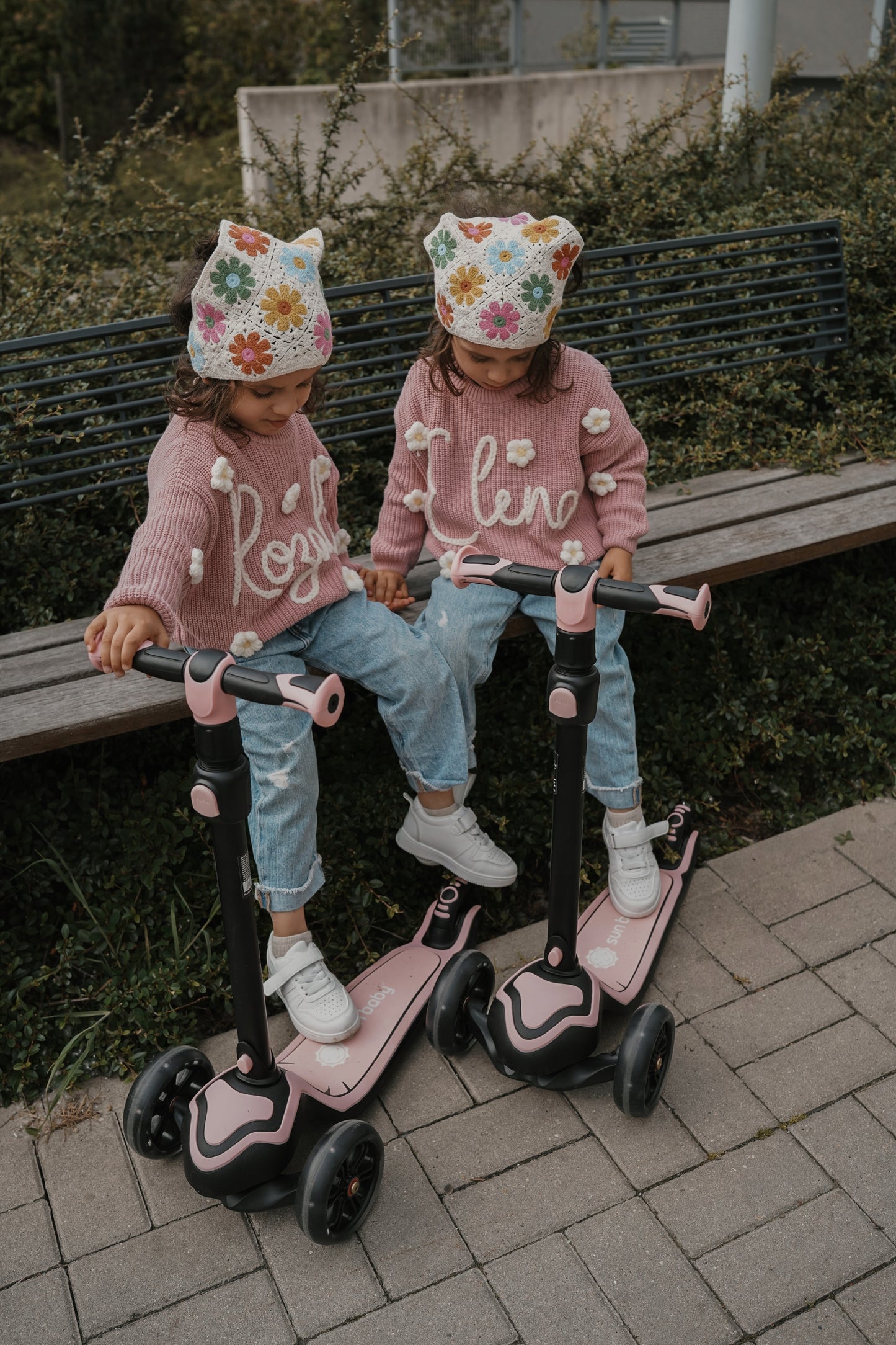 Flash 3in1 balansinis triratis riedis LED, reguliuojamas, 50 kg, vaikams