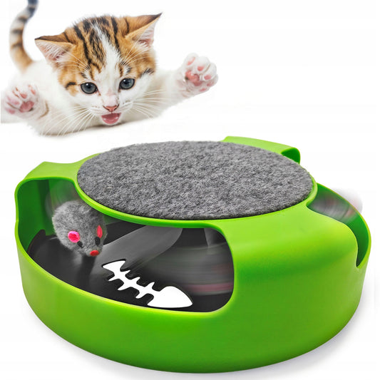 INTERAKTYVUS ŽAISLAS KATESI pelės medžioklė, draskyklė, 2in1