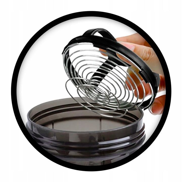 IRONFLEX 500ml Sandarus šeikeris sporto salei su talpa baltymui