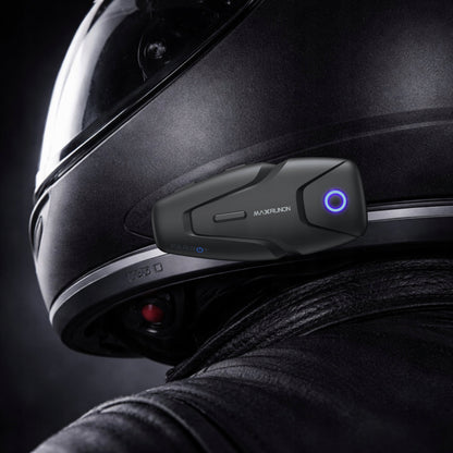 Motociklininkų Interkomas Bluetooth 5.3 su ANC – Ryšio Atstumas 500 M, Veikimas Iki 100 Km/h, 2 Vartotojams, IPX5 Apsauga nuo Vandens