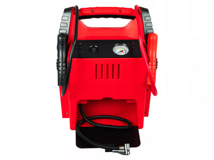 Jump starter / powerbank 5 in 1 – kompresorius ir siurblys automobiliams 12 V, 20000 mAh