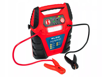 Jump starter / powerbank 5 in 1 – kompresorius ir siurblys automobiliams 12 V, 20000 mAh