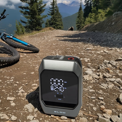 JUMP STARTER KOMPRESOR SIURBLYS TINTUVAS STIPRINTUVAS POWERBANK GALINGAS 9000mAh