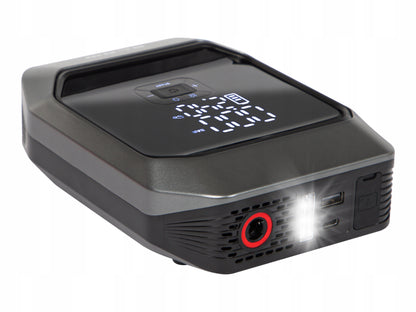 JUMP STARTER KOMPRESOR SIURBLYS TINTUVAS STIPRINTUVAS POWERBANK GALINGAS 9000mAh