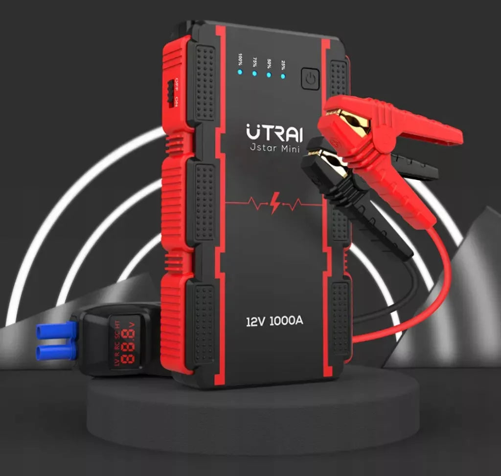 Jump Starter Powerbank 12V 1000A – galingas mini starteris