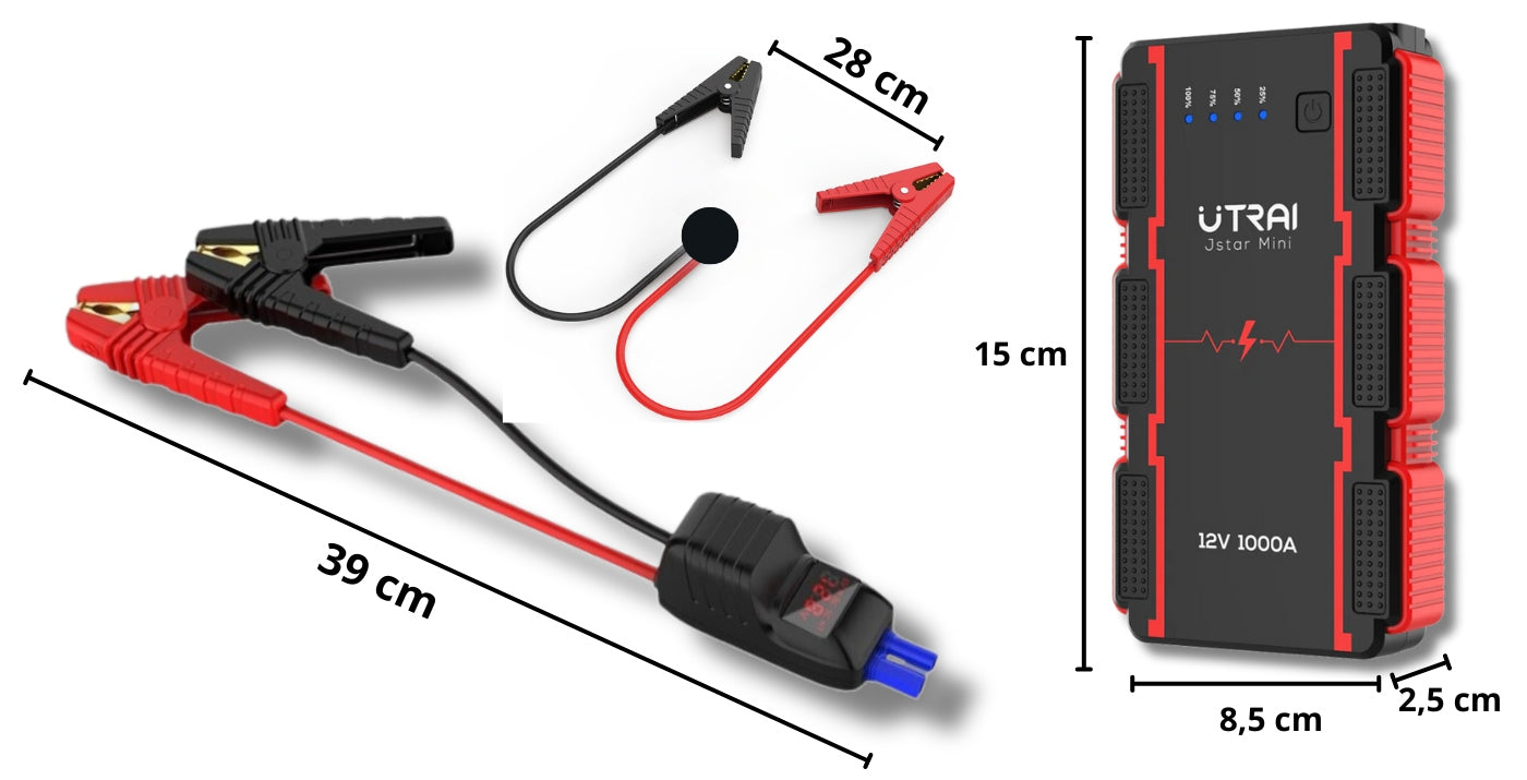 JUMP STARTER POWERBANK 12V 1000A Galingas MINI STARTERIS