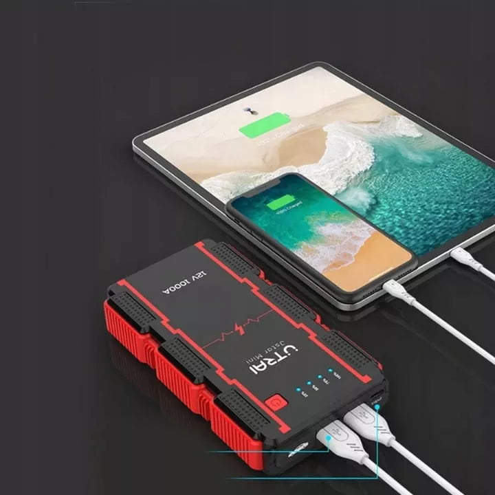 Jump Starter Powerbank 12V 1000A – galingas mini starteris