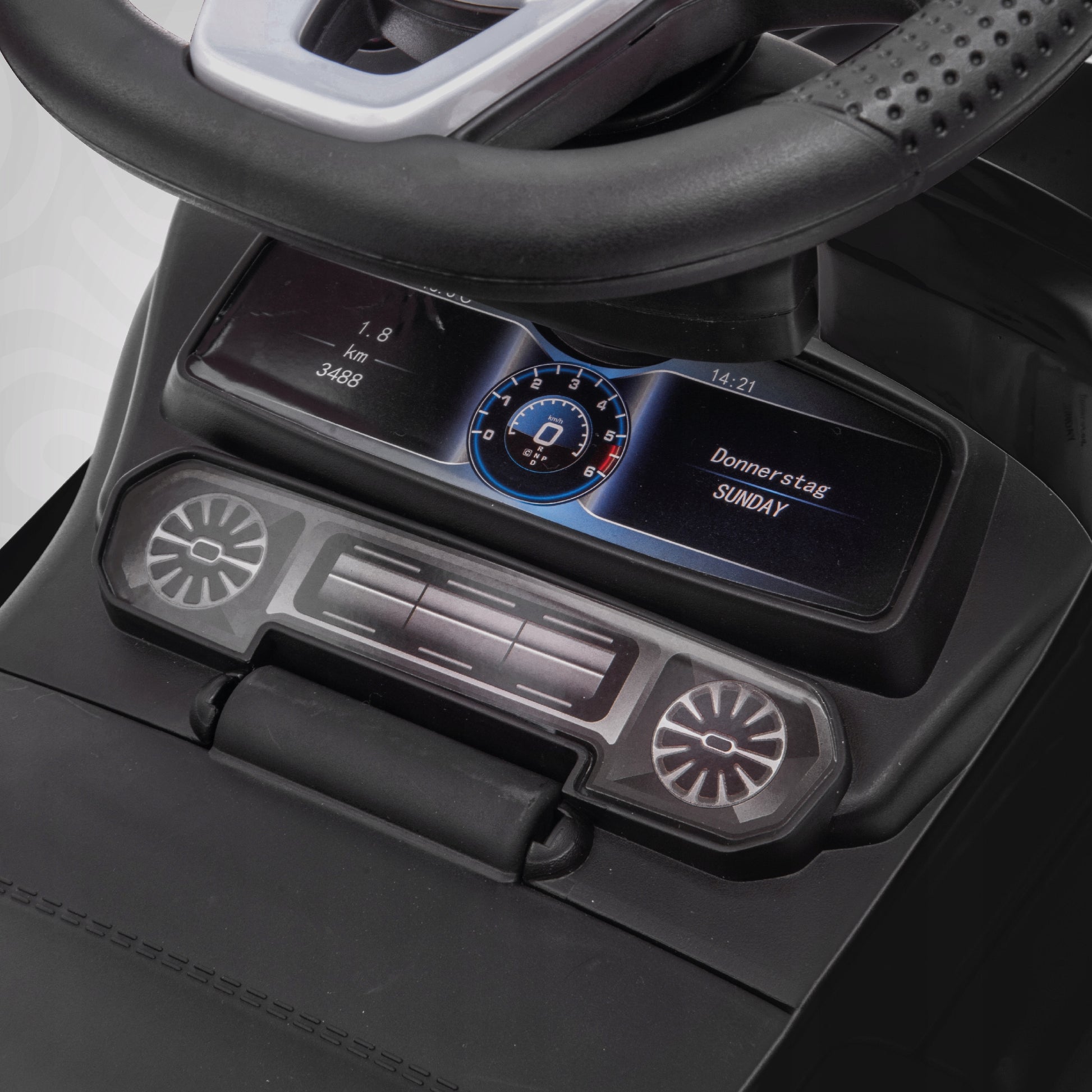 Stumblinukas Stumiamas Vaikščiukas vaikams Mercedes Benz G Stumdukas Daiktadėžė garsas