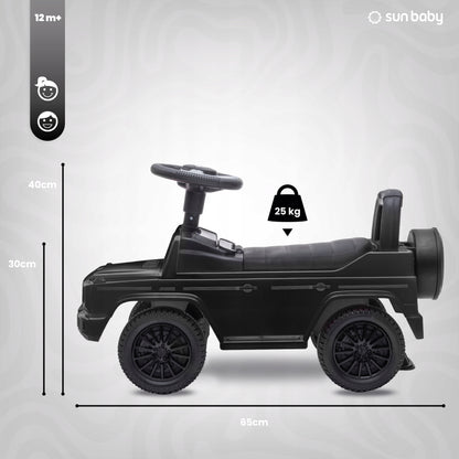 Stumblinukas Stumiamas Vaikščiukas vaikams Mercedes Benz G Stumdukas Daiktadėžė garsas