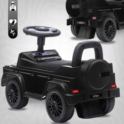 Stumblinukas Stumiamas Vaikščiukas vaikams Mercedes Benz G Stumdukas Daiktadėžė garsas