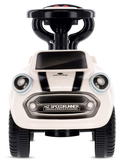 Vaikiškas paspiriama automobilis "GO GO", skirtas metukų proga automobilis-stūmikas su garsu ir atlošu