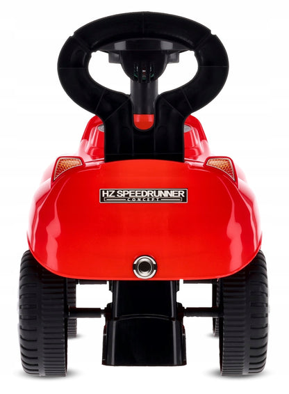 Vaikiškas paspiriama automobilis "GO GO", skirtas metukų proga automobilis-stūmikas su garsu ir atlošu