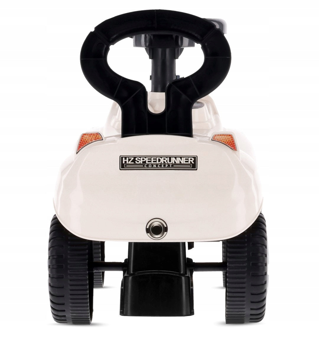 Vaikiškas paspiriama automobilis "GO GO", skirtas metukų proga automobilis-stūmikas su garsu ir atlošu