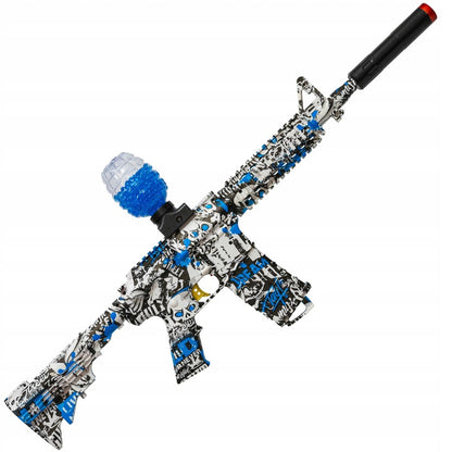 Automatinis pistoletas-šautuvas vandens gelio rutuliukams, saugus, didelis rinkinys