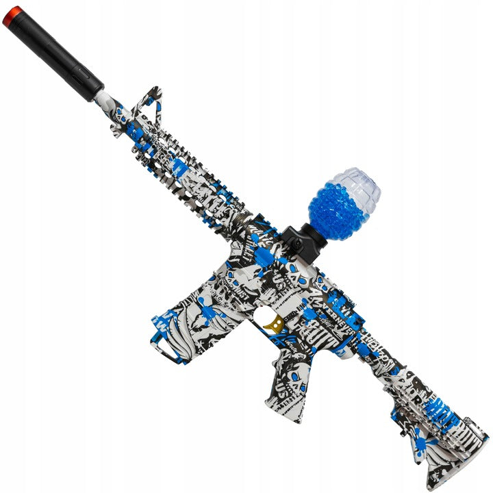 Automatinis pistoletas-šautuvas vandens gelio rutuliukams, saugus, didelis rinkinys