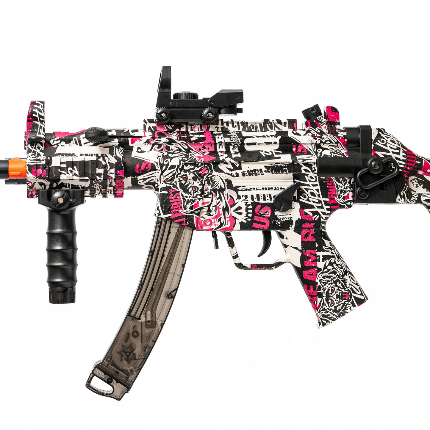 Automatinis gelio rutuliukų pistoletas karabinas, saugus, didelis rinkinys