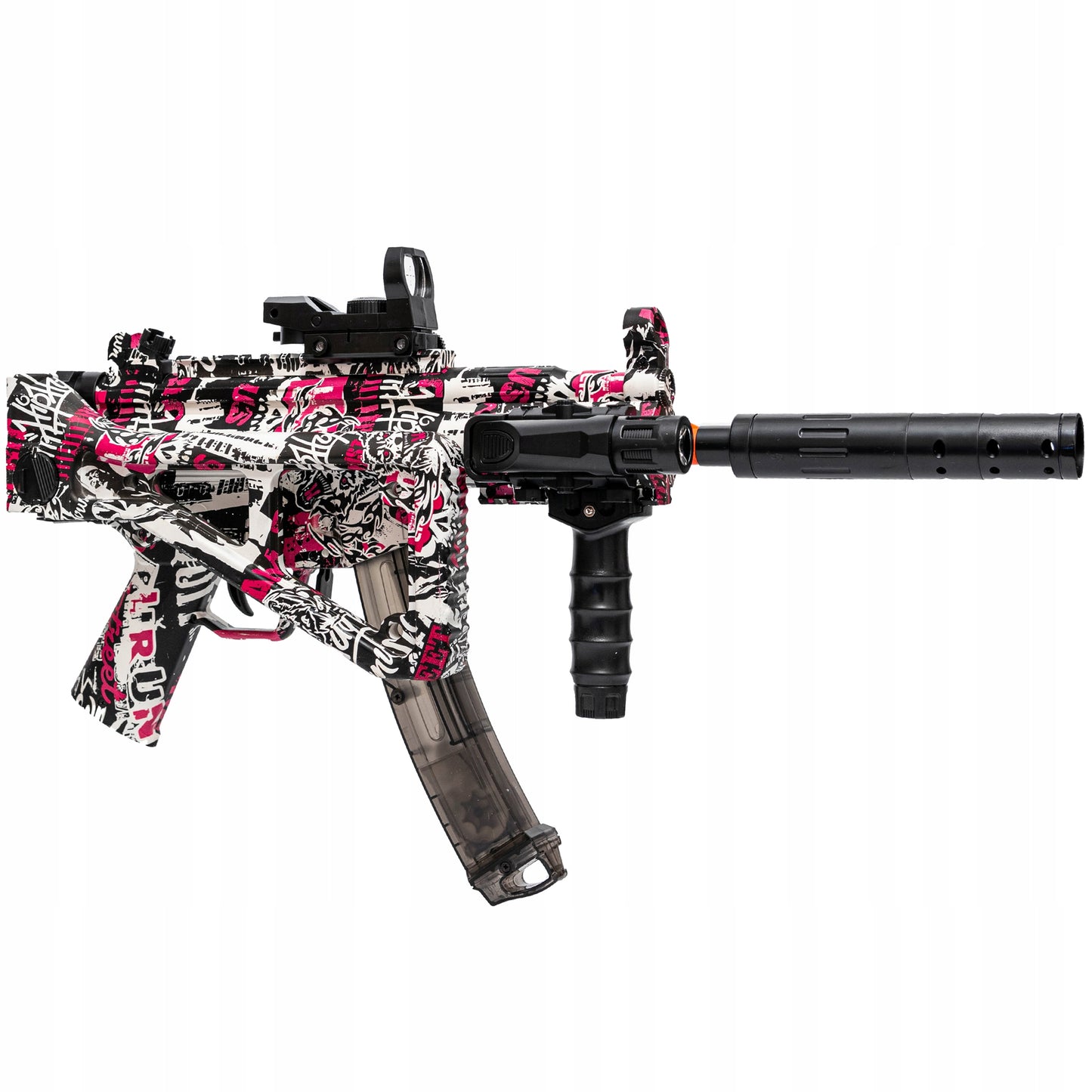 Automatinis gelio rutuliukų pistoletas karabinas, saugus, didelis rinkinys