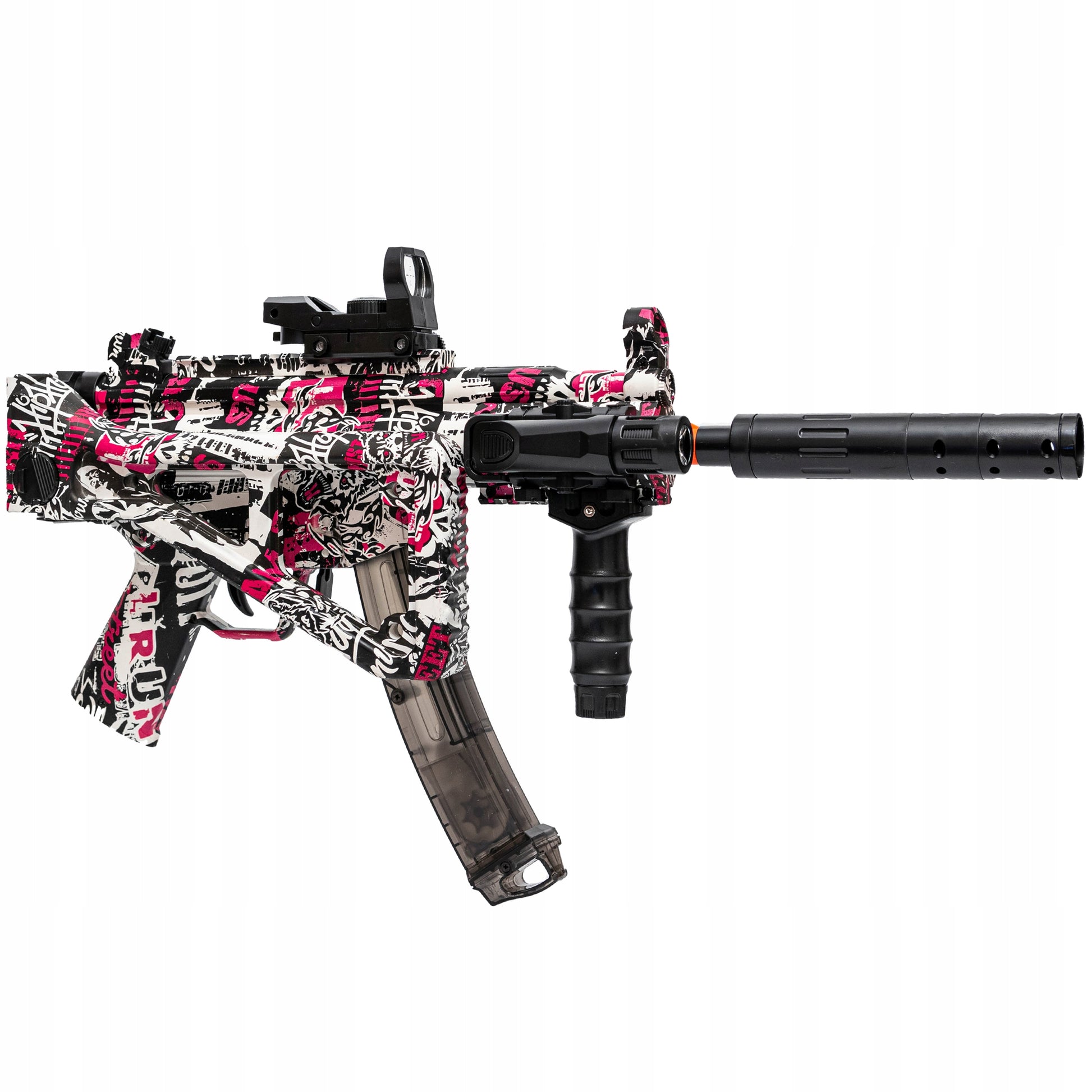 Automatinis gelio rutuliukų pistoletas karabinas, saugus, didelis rinkinys