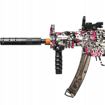 Automatinis gelio rutuliukų pistoletas karabinas, saugus, didelis rinkinys