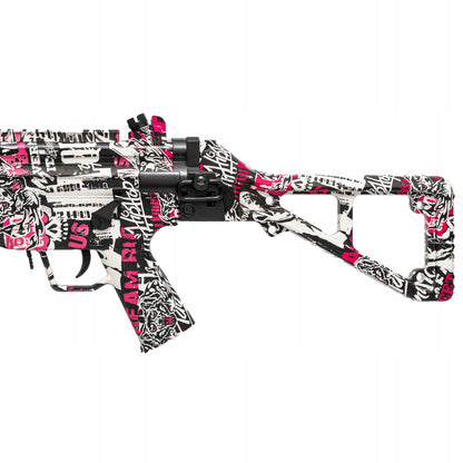 Automatinis gelio rutuliukų pistoletas karabinas, saugus, didelis rinkinys