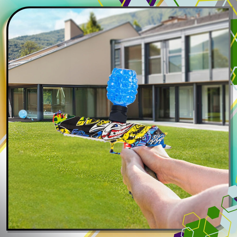 Pistoletas su kulkomis "DEAGLE", automatinis, su vandens kulkomis, su akumuliatoriumi, saugus