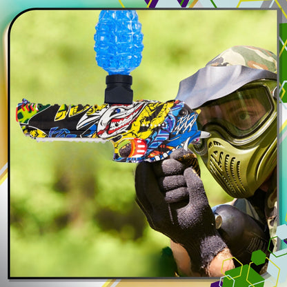 Pistoletas su kulkomis "DEAGLE", automatinis, su vandens kulkomis, su akumuliatoriumi, saugus