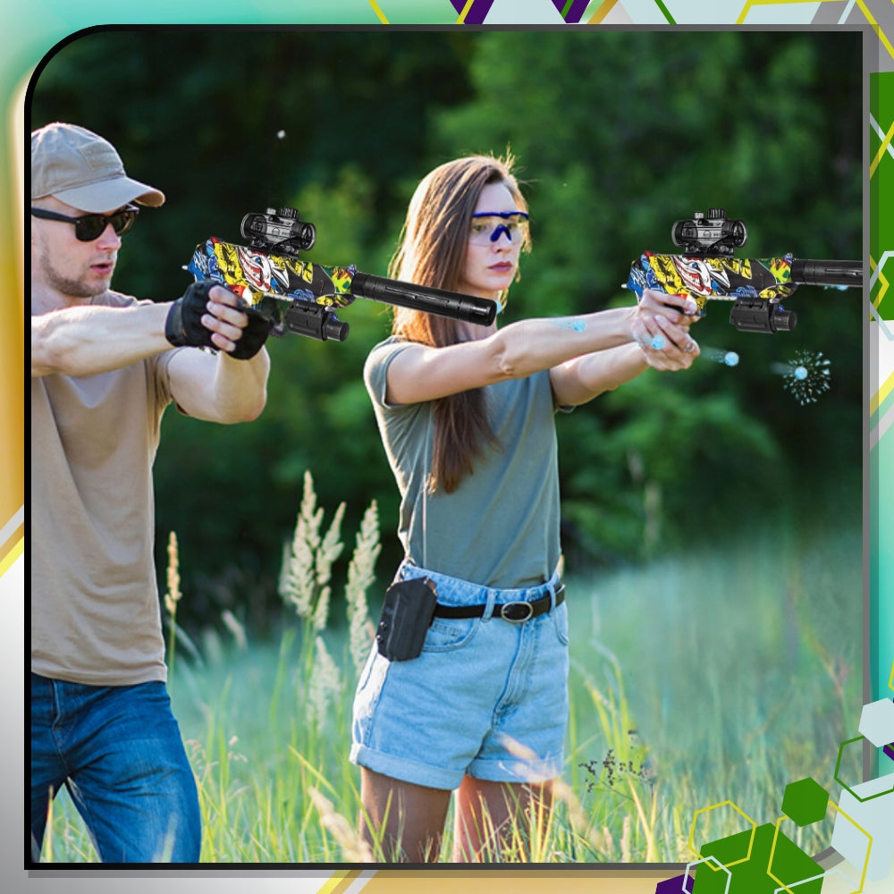 Pistoletas su kulkomis "DEAGLE", automatinis, su vandens kulkomis, su akumuliatoriumi, saugus