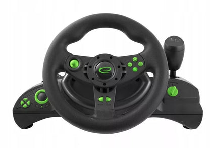 PC žaidimų vairas su pedalais ir pavaromis , vibracija