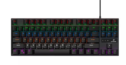 Mechaninė žaidimų klaviatūra su RGB apšvietimu PANTHERISE 87 CLICKSTORM