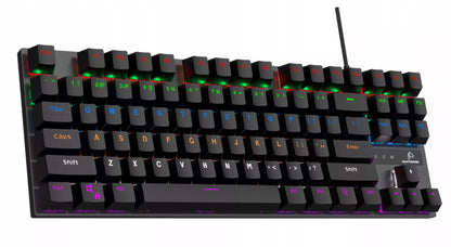Mechaninė žaidimų klaviatūra su RGB apšvietimu PANTHERISE 87 CLICKSTORM