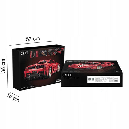 CADABLOCKS SUPER AUTOMOBILIO SPORTO LENKTYNIŲ AUTOMOBILIS 52 CM LENKTYNIŲ AUTOMOBILIS 3236 vnt.