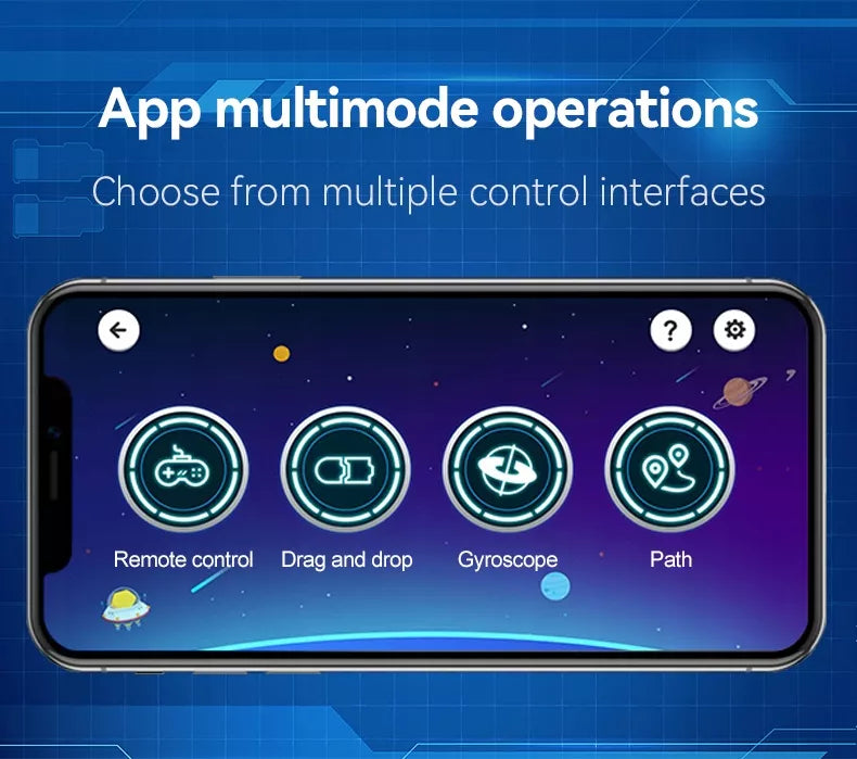 CADA statybiniai blokeliai, automobilis su nuotoliniu valdymu, BALDE, 432 elementai, RC dviejų režimų + LED