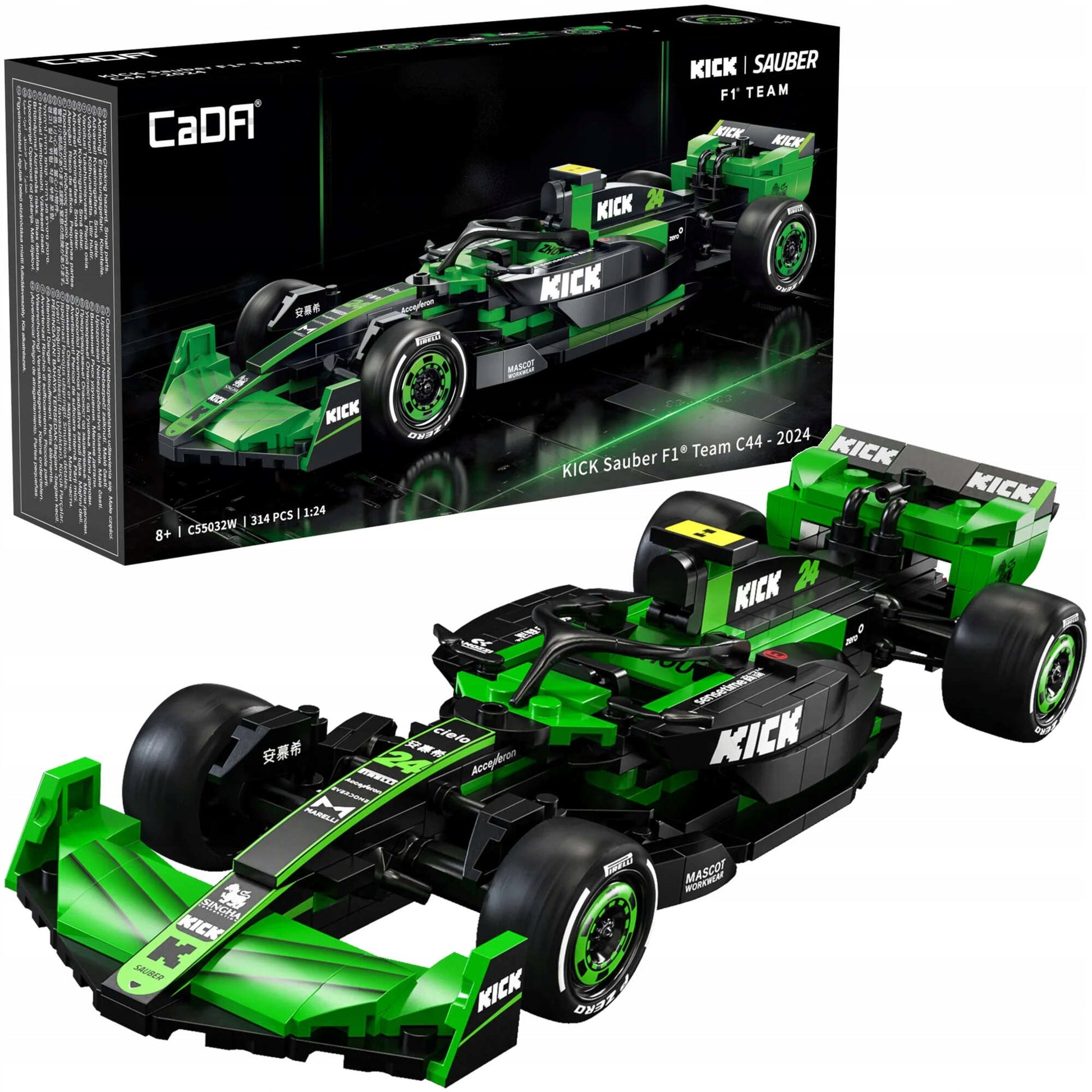 Konstruktorius CaDA Formula 1 bolidas KICK SAUBER F1 TEAM C44 314 el. C55032W