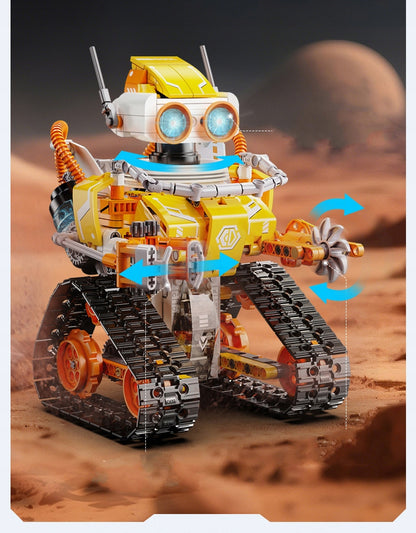 Statybiniai blokeliai CADA CODE ROBOT MODEL W.BOT RC Nuotoliniu būdu valdomas DUAL MODE 455 elementai