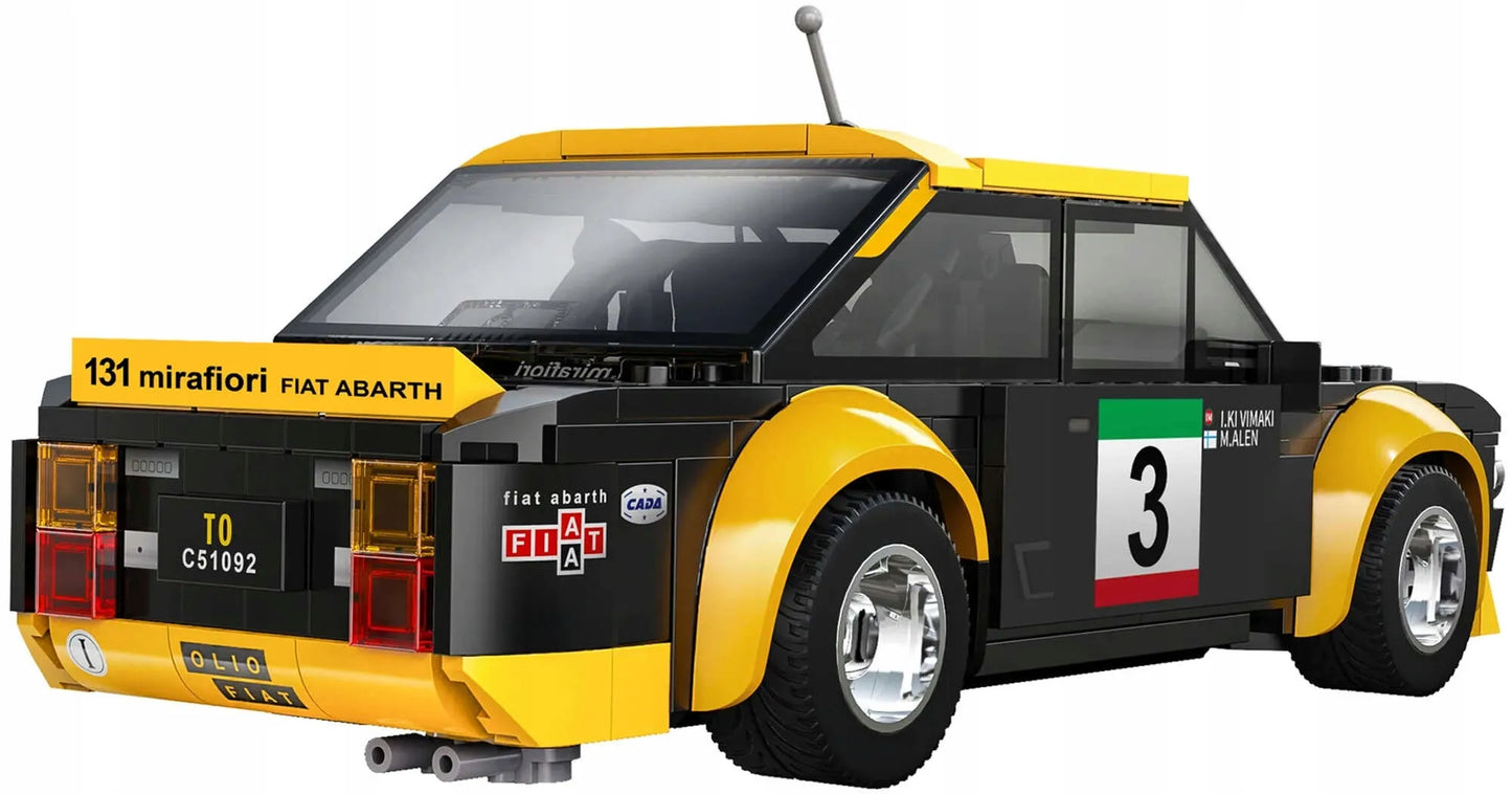 CaDA FIAT Abarth 131 Dual Mode RC kaladėlės, 216 vnt.