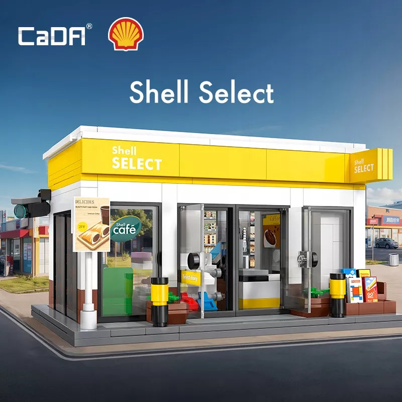 CaDA konstravimo rinkinys Shell Select degalinė, 303 detalės