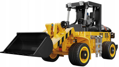 Statybiniai blokeliai CADA TECHNIC mini ekskavatorius-krautuvo modelis 403 detalės, judančios dalys, dovanai