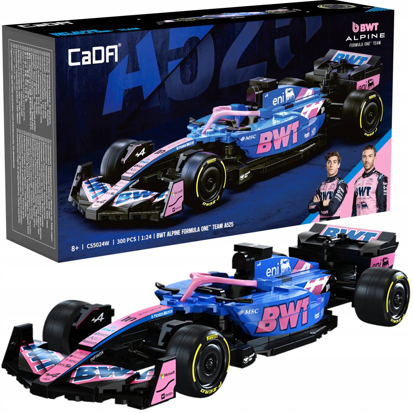 Konstruktorius CaDA Alpine F1 bolidas, 300 dalių