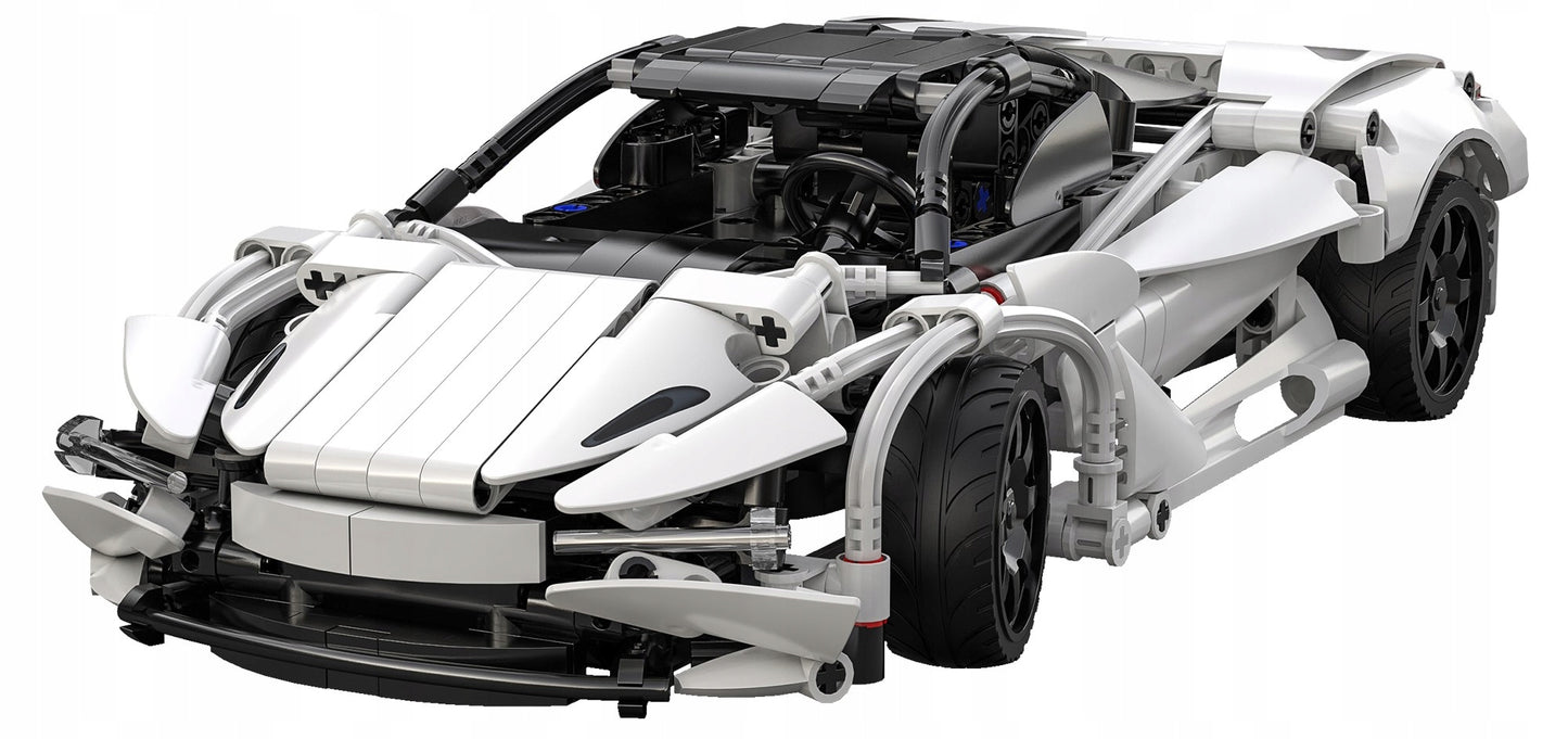 CADA konstruktorius NUOTOLINIU BŪDU VALDOMAS SPORTINIS AUTOMOBILIS SUPER STORM 30CM 402 dalys DUAL