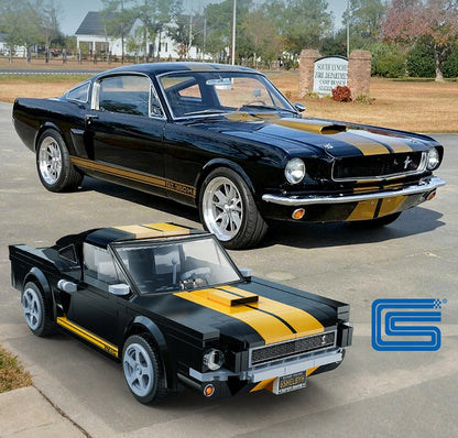 Statybiniai blokeliai CADA rinkinys FORD MUSTANG SHELBY GT 350H nuotoliniu būdu valdomas, 291 elementas