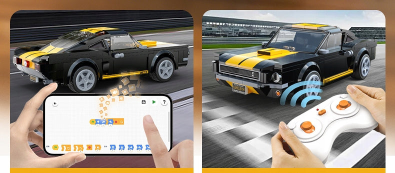 Statybiniai blokeliai CADA rinkinys FORD MUSTANG SHELBY GT 350H nuotoliniu būdu valdomas, 291 elementas