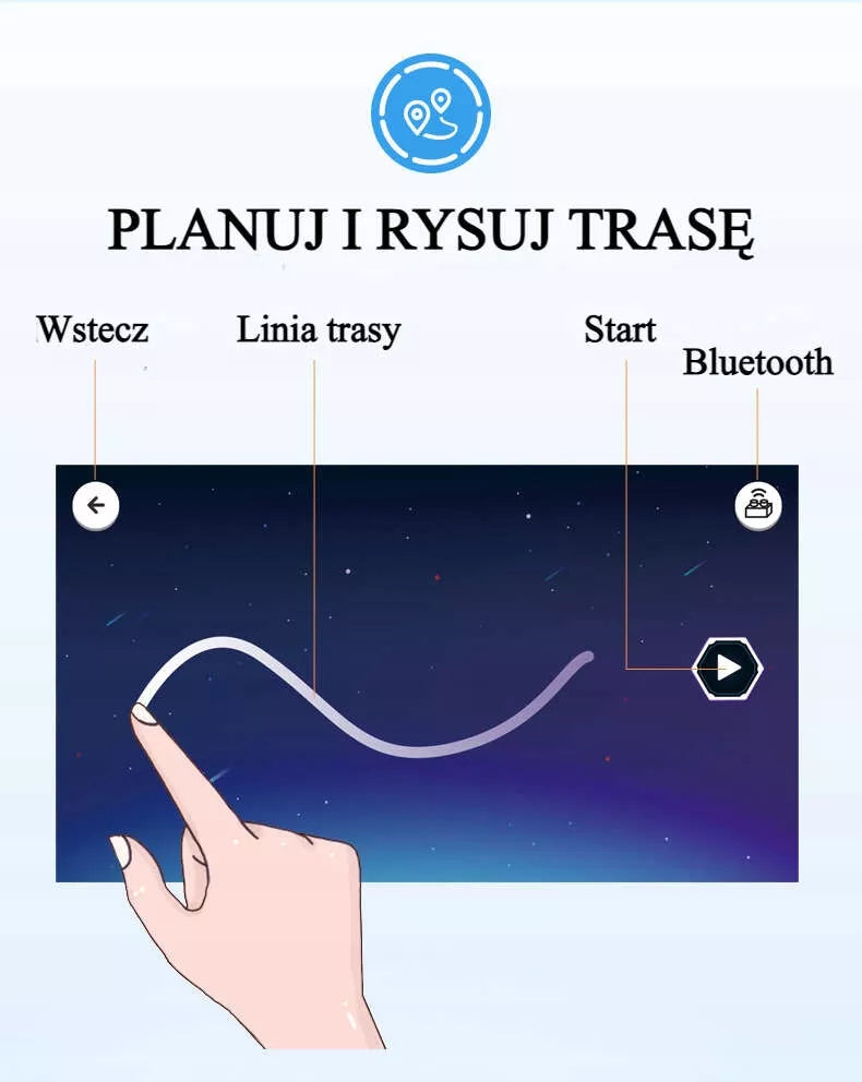 Nuotoliniu būdu valdomas CaDA „Yellowbird“ automobilis (222 dalys)