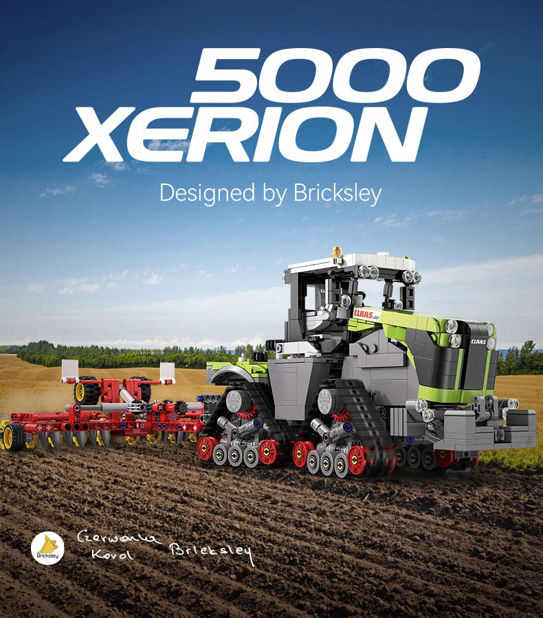 Konstrukciniai blokeliai CaDA Žemės ūkio traktorius CLAAS XERION 5000 1336EL