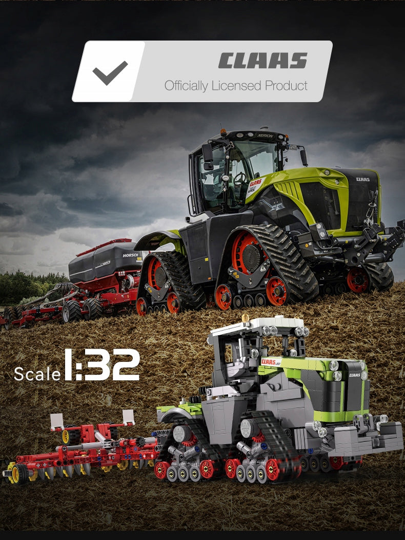 Konstrukciniai blokeliai CaDA Žemės ūkio traktorius CLAAS XERION 5000 1336EL