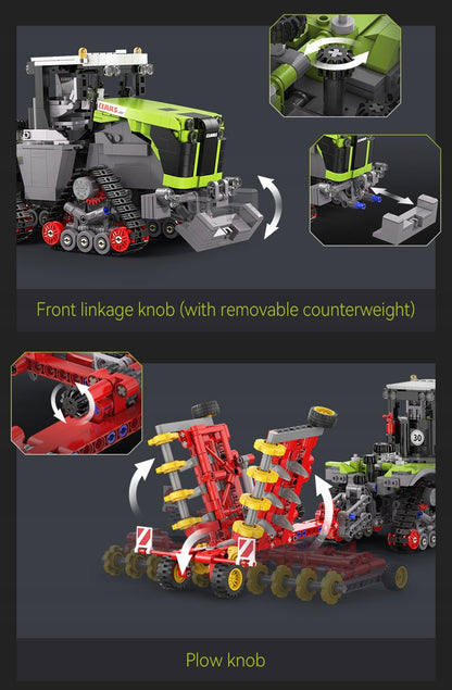 Konstrukciniai blokeliai CaDA Žemės ūkio traktorius CLAAS XERION 5000 1336EL