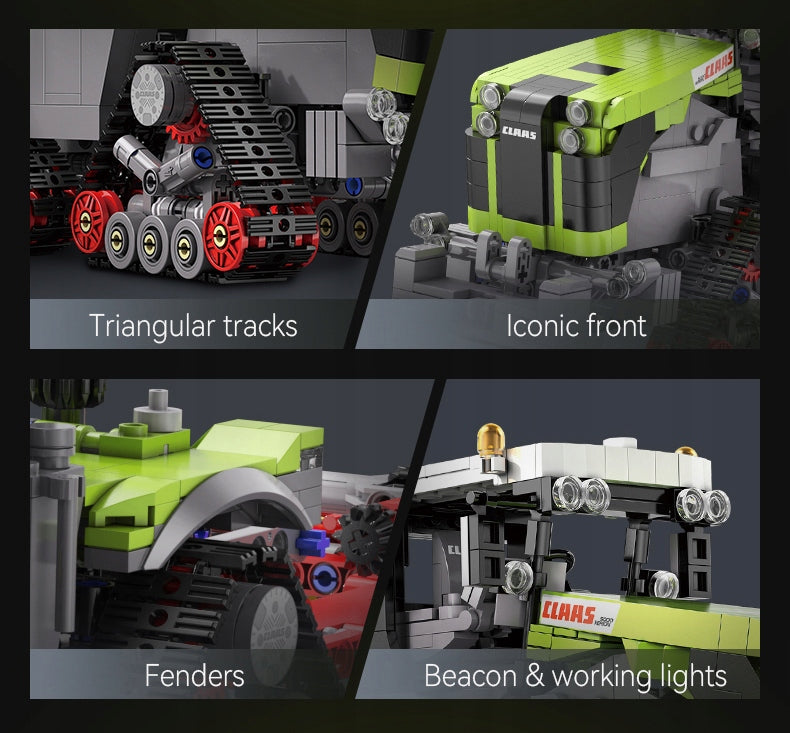 Konstrukciniai blokeliai CaDA Žemės ūkio traktorius CLAAS XERION 5000 1336EL