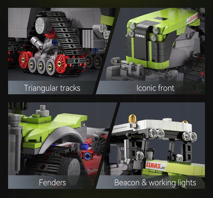 Konstrukciniai blokeliai CaDA Žemės ūkio traktorius CLAAS XERION 5000 1336EL