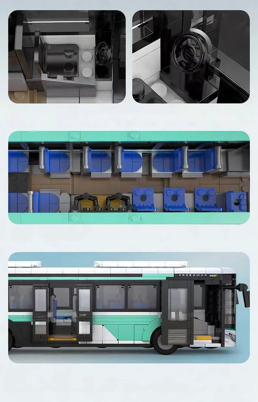 CaDA konstruktorius „Miesto autobusas“, 832 detalės