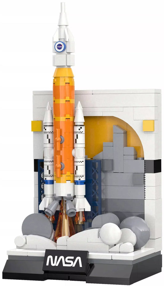 CaDA NASA konstravimo rinkinys SLS Artemis kosmoso raketa 197 det.