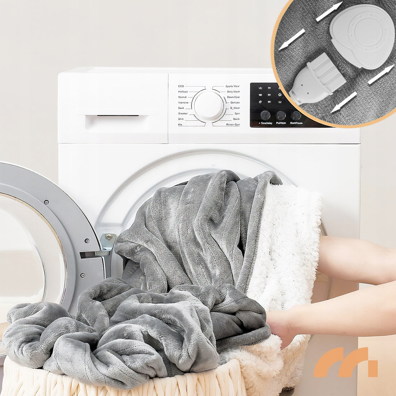 Didelis minkštas elektrinis šildantis pledas, su reguliuojamu laikmačiu ir nuotolinio valdymo pulteliu, 180x160